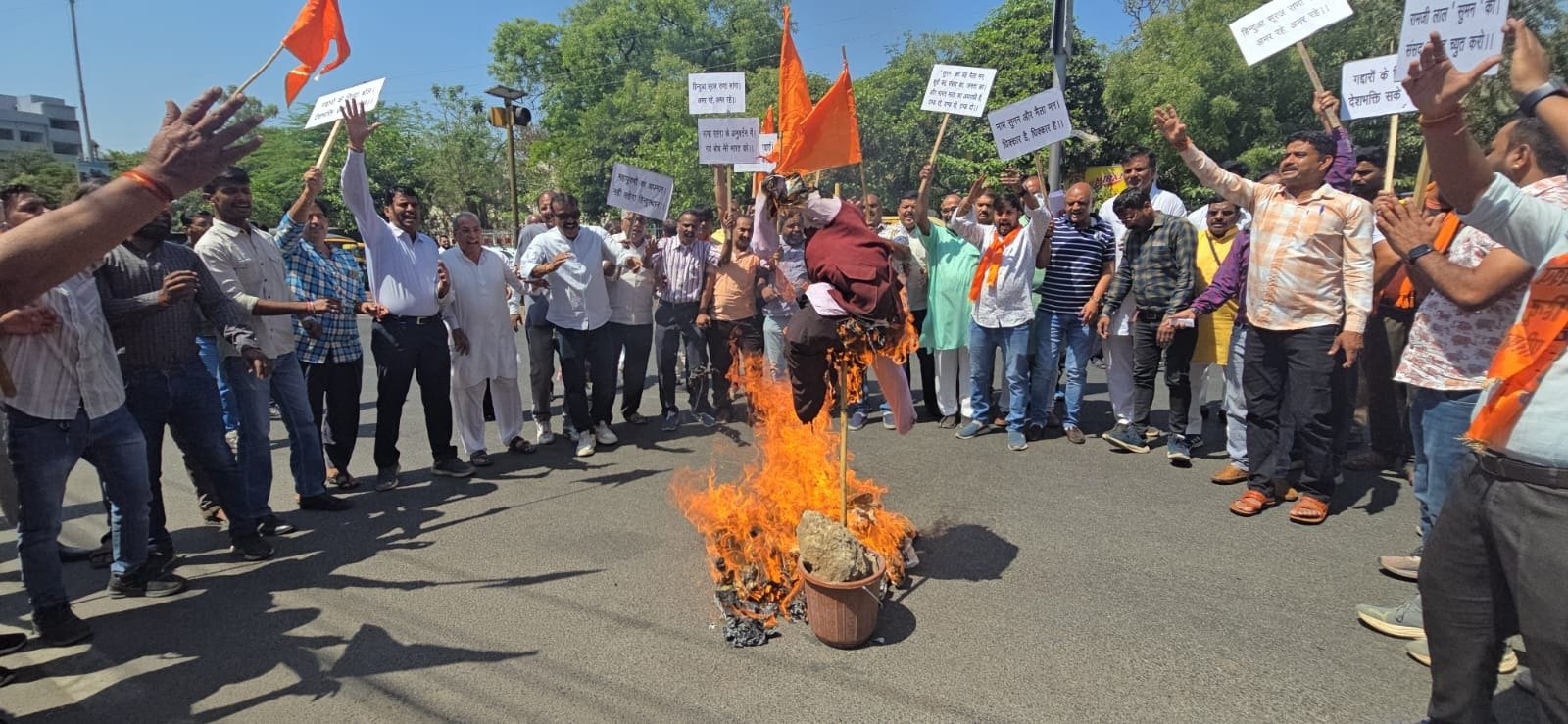 राणा सांगा पर विवादित टिप्पणी पर देशभर में आक्रोश, मेवाड़ में हुआ जोरदार विरोध प्रदर्शन