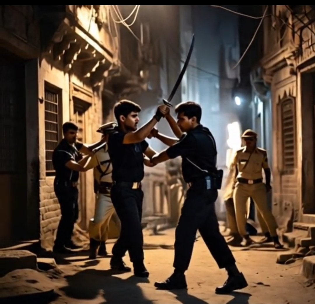 तलवारें लहराते बदमाश, खाकी पर हमला! उदयपुर की सड़कों पर खौफ का मंजर