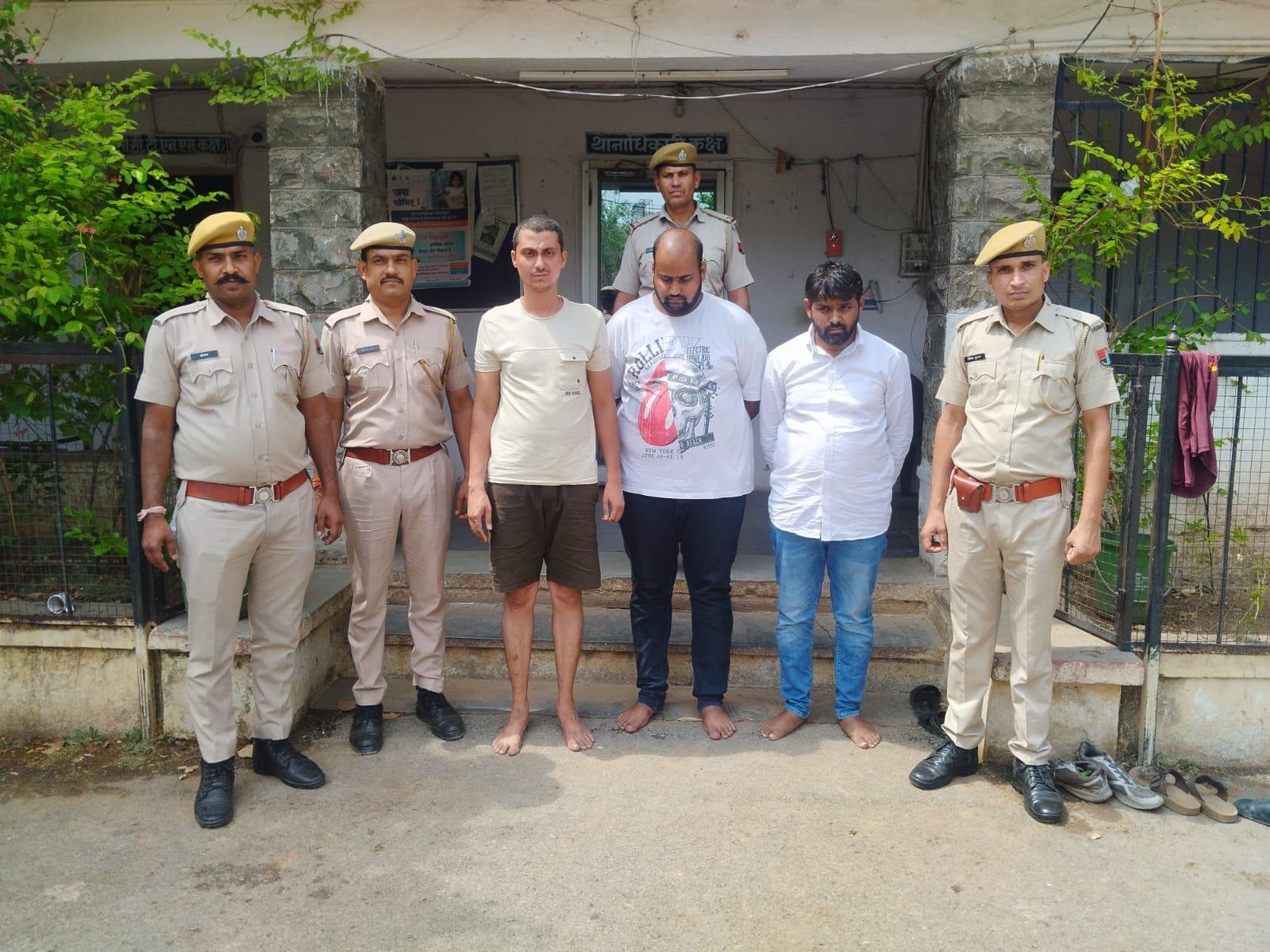 आईपीएल पर ऑनलाइन सट्टा: चित्तौड़गढ़ में तीन गिरफ्तार, 21 लाख से अधिक का हिसाब बरामद