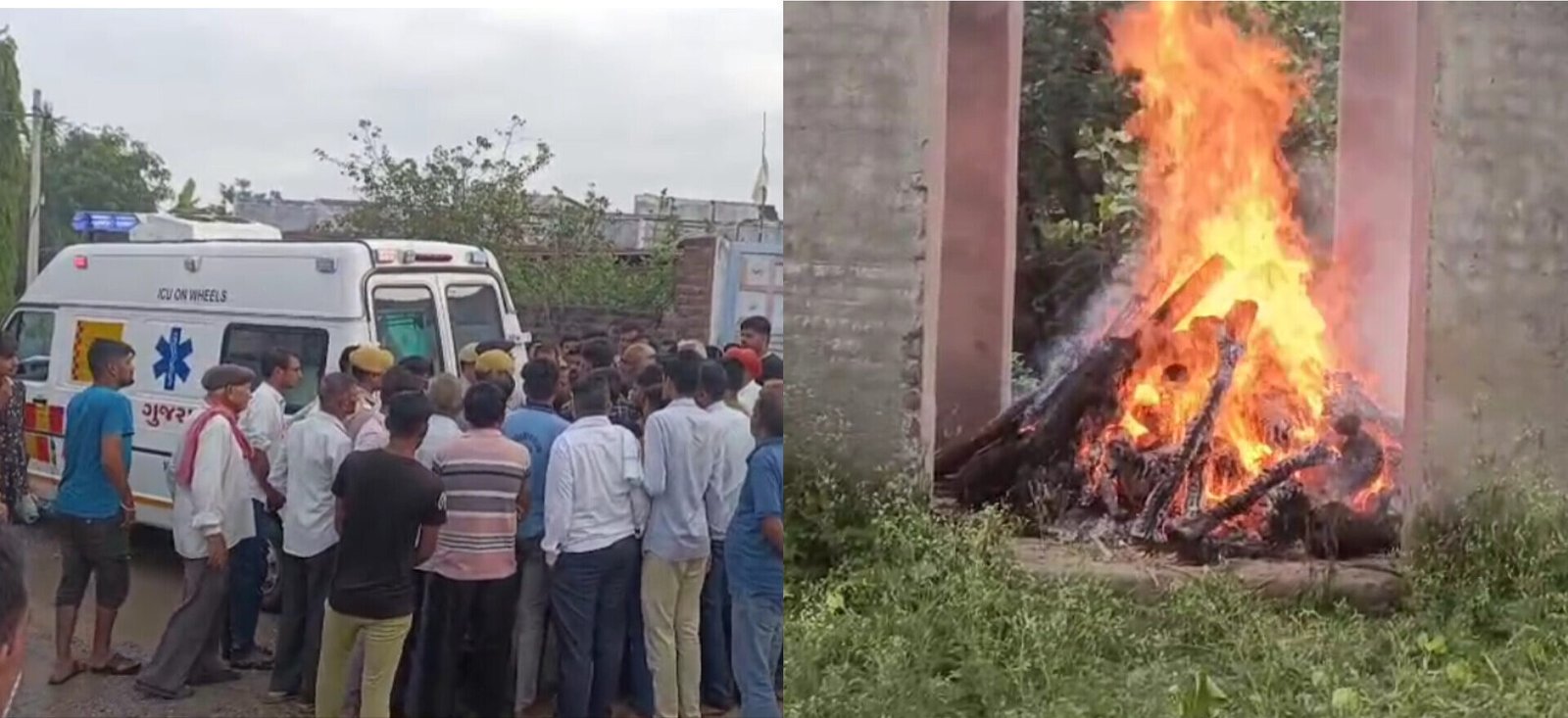 अहमदाबाद प्लेन क्रैश में मारे गए प्रकाश मेनारिया को रोहिड़ा में नम आंखों से दी अंतिम विदाई