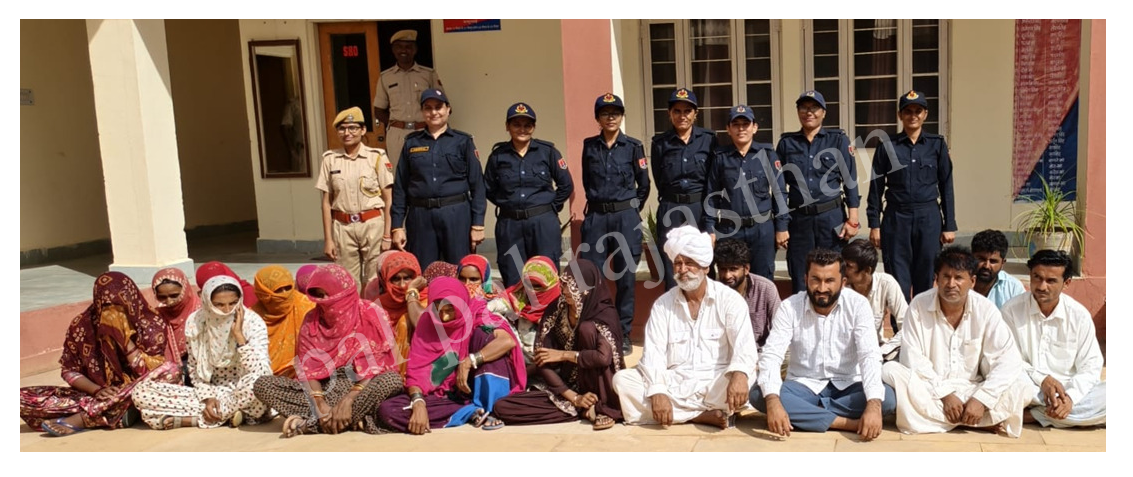 बासनपीर छतरी विवाद में पुलिस की बड़ी कार्रवाई, मुख्य षड्यंत्रकर्ता हासमखां सहित 23 आरोपी गिरफ्तार