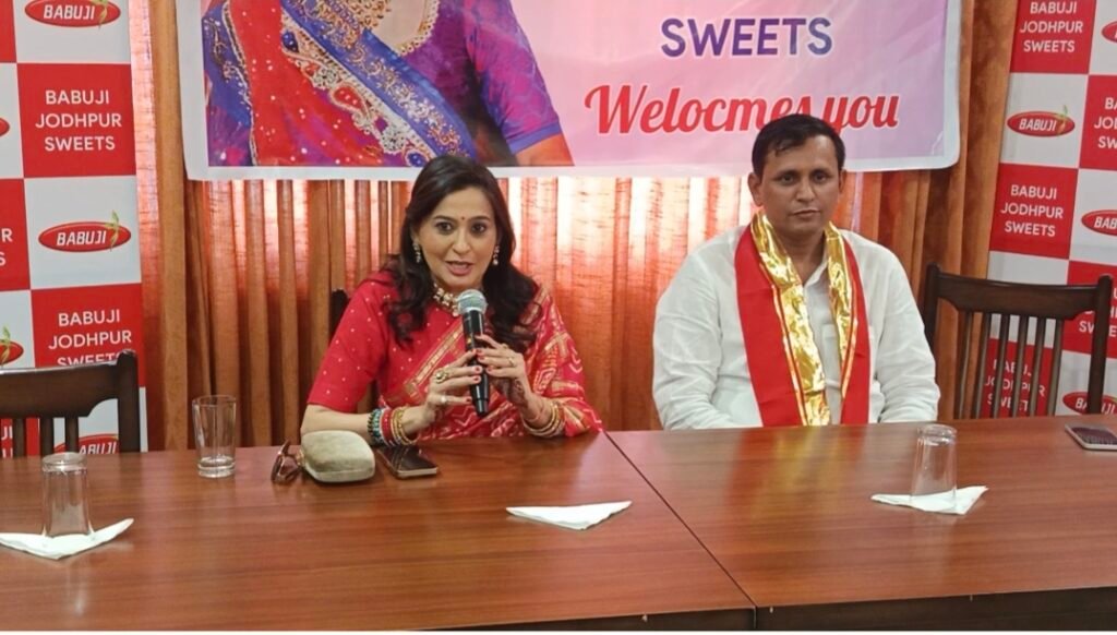 
Actress Smita Bansal inaugurates 'Babuji Jodhpur Sweets' showroom in Udaipur