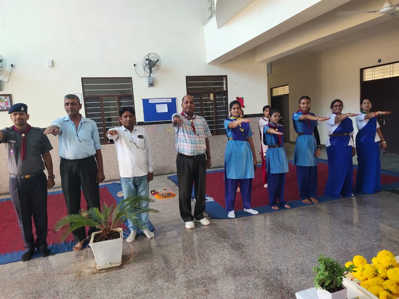 राजकीय कन्या महाविद्यालय में गांधी जयंती के पर उपलक्ष्य में स्वच्छता शपथ व हुआ वृक्षारोपण कार्यक्रम