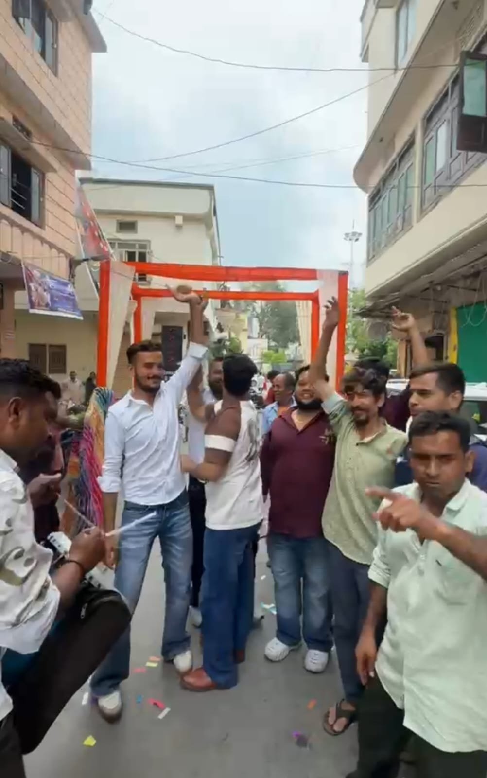 उदयपुर में भाजपा ने हासिल किया बहुमत, जीत के बाद शहरभर में जमकर जश्न