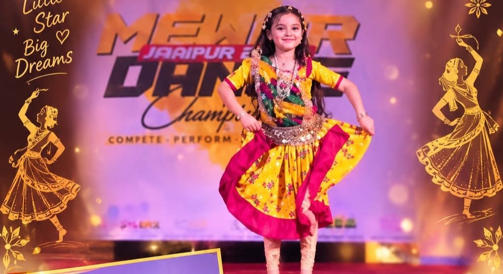 मेवाड़ डांस चैंपियनशिप में हिनाया श्रीमाल ने जीता खिताब, शानदार डांस से बनीं विजेता